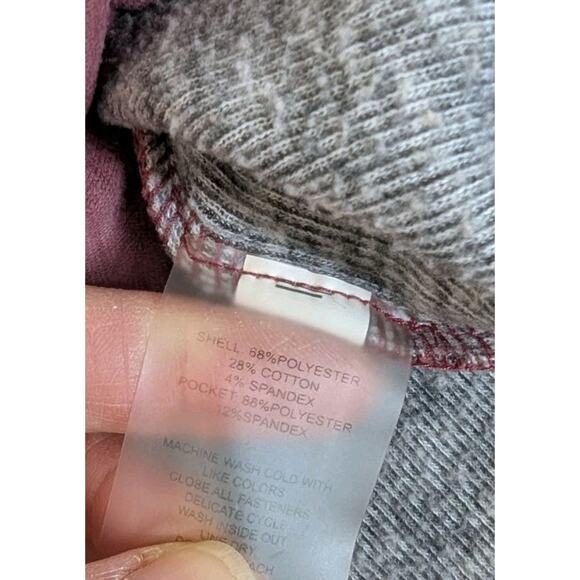 Title Nine Pullover Womens Medium Most Wanted Happy Trails Zip Pocket Thumbholes - Picture 9 of 10